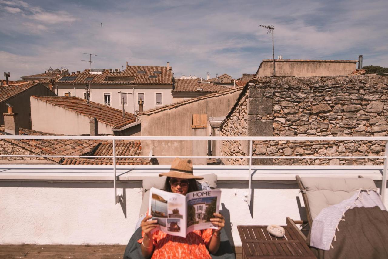 Chez Pepito & Zaza Hypercentre Rooftop Garage Nîmes Kültér fotó